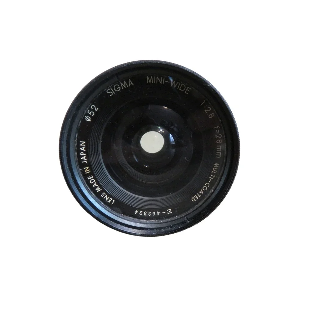 Sigma Mini-Wide 28mm f=28mm Lens‎ + Toyo Optics Auto Tele Converter 2x for Canon